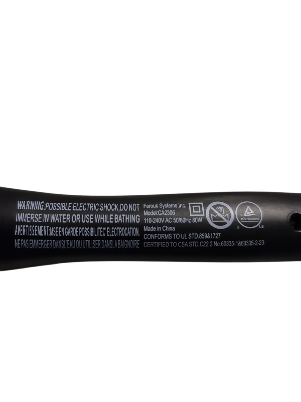Chi 1.5-inch Ceramic Curling Iron - Yellow/Black